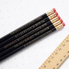 Maths Pencil Set Back To School Geek Stationery Gift For Him Etsy Stationery Gift Science Teacher Gifts Math Geek