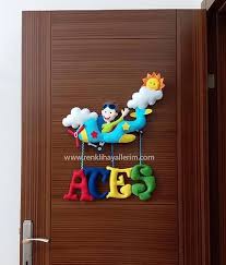 Ates Isimli Pilotlu Ucak Erkek Bebek Kapi Susu Kece Crafts Baby Mobile Felt