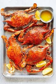 Black Blue Steak And Crab Blue Crab Steamed Blue Crabs With Old Bay Rasa Malaysia In 2020 With Images Blue Crab Recipes Crab Recipes Crab