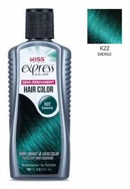 I was wondering how many times should i strip my hair of the dye before i start the bleaching process. Kiss Express Color Semi Permanent Hair Color Emerald K22 3 5 Oz