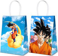 See more party ideas at catchmyparty.com! Amazon Com 12 Pcs For Dragon Ball Goodie Bags Birthday Party Supplies For Kids Double Side Dbz Super Saiyan Goku Gohan Character Party Decorations Toys Games