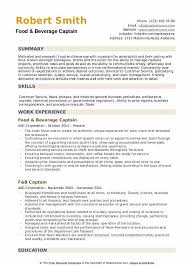Cv resume for bottling company format. Captain Resume Samples Qwikresume