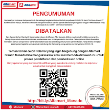 Maybe you would like to learn more about one of these? Recruitment Alfamart Branch Manado Dan Depo Gorontalo Photos Facebook