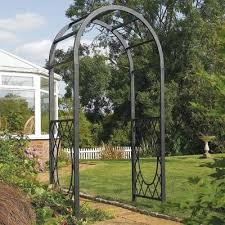 Discover inspiring pergola ideas to make your outdoor space as beautiful as your interiors. Design Toscano Thornbury Iron Arched Trellis Reviews Wayfair Garden Archway Garden Arch Garden Arches