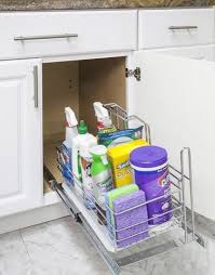 Easy Ways To Add Storage To A Small Kitchen Part 2 Pull Out Organizers For Your Drawers And Cabinets Cabinets Organization Cleaning Supplies Caddy Hardware Resources