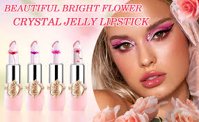 Ceboic 4 Pezzi Rossetto al Fiore di Gelatina di Cristallo, Magico Cambia  Colore Idratante Balsamo Labbra, Lunga Durata Lucidalabbra Trasparente  Regalo di Natale di Compleanno per Ragazze Donne : Amazon.it: Bellezza