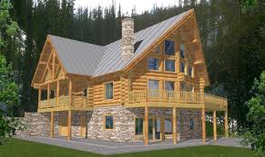 Country style house plans 720 square foot home 1 story 2 bedroom and 3 bath garage s tiny floor cabin. 9 Stunning 2 Story Log Cabin Floor Plans House Plans