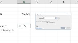 Kerekites Fuggvennyel Excel Ben Napiinfopercek 052 Youtube