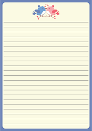 Free Printable Love Letter Stationery