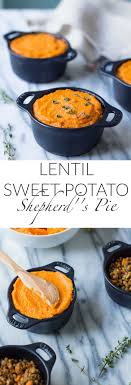 Vegetarian Shepherd S Pie With Lentils Sweet Potato Topping Recipe Sweet Potato Toppings Beginner Vegetarian Vegetarian Shepherds Pie