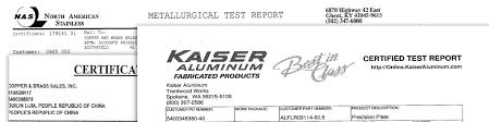 Mill Test Report Mtr Aka Material Test Reports