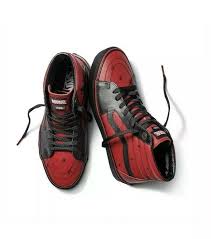 Vans X Marvel Deadpool Sk8 Hi Leather Limited Edition Size 9 5 Mens New In Box Vans Marvel Sneakers Vans Shoes