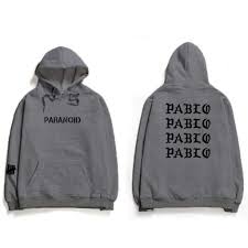 amazon com women paranoid letter print hoodie men kanye