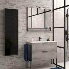 Le meuble tv, l'endroit où tous les regards se posent ! 54hs29g2f09n2 Meuble Salle De Bain Fabrik A Poser Au Sol Avec Vasque Miroir Et Eclairage Led Batiproduits