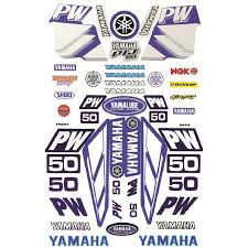 Mcs Yamaha Pw50 Decal And Sticker Kit At Mxstore