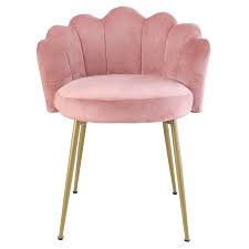 Annabelle Vanity Stool Rose Pink At Home Vanity Stool Shabby Chic Table And Chairs Stool