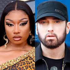 If I was to ask for Megan Thee Stallion if she would collab with me Would I  really have a sh*t at a feat?” — Eminem