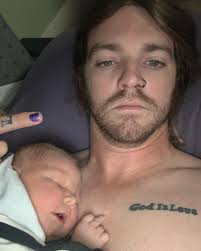 Dad vibes. Wife is a rockstar. He'll be