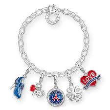 Psg Thomas Sabo Charm Bracelet Paris Saint Germain