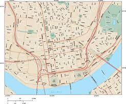 Map Of Downtown Cincinnati Cincinnati Downtown Wall Map By Map Resources - Mapsales