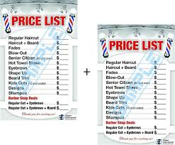 Buy Barber Shop Price List Chart In Cheap Price On Alibaba Com