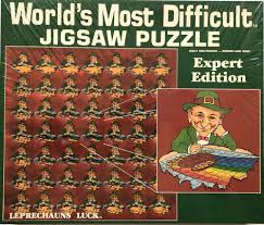 Check spelling or type a new query. Worlds Most Difficult Jigsaw Puzzle Leprechaun Luck Buffalo Games 1987 Buffalogames Jigsawpuzzles Leprech Difficult Jigsaw Puzzles Leprechaun Jigsaw Puzzles