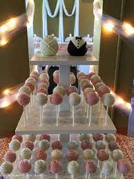 3 Tier Square Custom Made Cake Pop Stand Holds 192 Cake Pops Cake Pop Stands Wedding Cake Pops Cake Pops How To Make