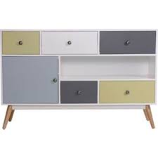 Buy Hygena Retro 1 Door 5 Drawer Sideboard Multicoloured At Argos Co Uk Your Online Shop For Sideboards And Chest Of D Retro Sideboard Hygena Retro Tv Unit