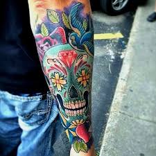However, the attractive looking sugar skull tattoos also carry a. Sugar Skull Tattoo Sleeve Ideas Tattoo