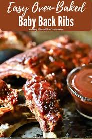 Oven Baked Baby Back Ribs Recipe And Dry Rub Gritsandpinecones Com Recipe In 2020 Ribs Recipe Oven Baked Ribs Rib Recipes