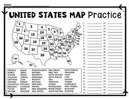 This product also includes a labeled u.s.a. United States Map Quiz Worksheet Usa Map By Happyteacherhappystudents Teachers Pay Teachers Map Quiz Social Studies Worksheets Map Worksheets