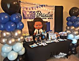Baby Boy 2nd Birthday Decoration Ideas For Boy Pin By Elegant On Boss Baby Baby Birthday Party Boy Baby Birthday Party Games Baby Boy 1st Birthday Party