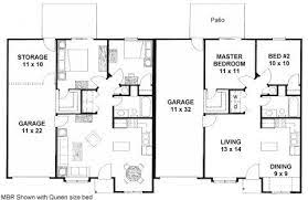 Plan 1462d Duplex Ranch First Floor Plan Duplex Plans Duplex House Plans House Plans