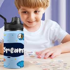 Buy Kids Personalized Water Bottle With Straw for Back to School, Custom  Name Sport Bottle, Personalized Birthday Gift Water Bottle for Toddler  Online in India