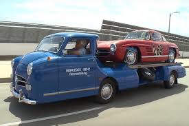 Watch Jay Leno Take His Mercedes Benz Race Car Transporter For A Spin Mercedes Benz Mercedes Benz Cars Benz