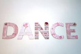 Girls Room Nursery Ballet Dance Personalized 3d Custom Wall Letters 19 99 Each Letter Via Ets Girl Wall Letters Wall Letters Nursery Nursery Letters Girl