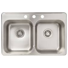 Evier De Cuisine Double Axel 31 1 4 Po X 20 1 2 Po Tassili Canac