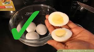 How to make scrambled eggs in the microwave. How To Hardboil Eggs In A Microwave Hard Boiled Egg Microwave Cooking Hard Boiled Eggs Easy Hard Boiled Eggs