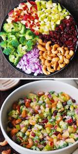 Salade De Brocoli Noix De Cajou Pomme Et Poire Aux Canneberges Salade De Brocoli Noix De C Salad In 2020 Delicious Salads Whole Food Recipes Vegetarian Recipes