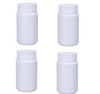 Amazon.com: 4PCS Empty Medicine Pill Bottle White Plastic ...