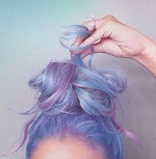 Pastel Baby Pink Blue And Lavender Hair Color Pastel Candy Hair Dyed Hair