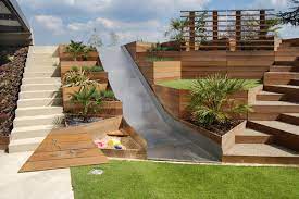 The wonder garden includes digging areas, wooden blocks, a fairy place, a picnic lawn, the little woods, a bird blind, and a pollinator garden where children can search for butterflies. 13 Steps To A Kid Friendly Garden Adults Will Love Too