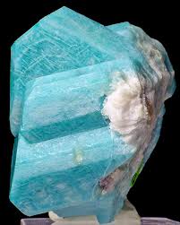 Very Well Formed Crystals Of Amazonite From The New Find Lucky Monday Pocket Probably One Of The Best Fi Minerals And Gemstones Stones And Crystals Crystals