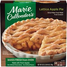 I have been informed recently that marie callender's is a franchise. Marie Callenders Frozen Pie Dessert Lattice Apple 42 Ounce From Walmart In Austin Tx Burpy Com