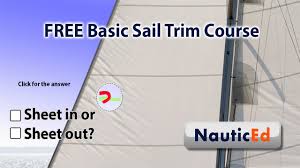 Free Basic Sail Trim Sailing Course