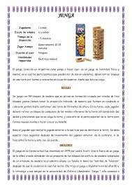 Cientos de manualidades infantiles para niños de todas las edades: Secundario Fuga Subir Juego De Mesa Jenga Instrucciones Mydoclabs Com