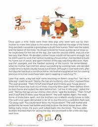 Story Of The Three Little Pigs Worksheet Education Com Three Little Pigs Story Three Little Pigs Three Little Pigs Song
