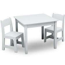 Delta Children Classic Kids Table And Chair Set Bianca White Walmart Com Kids Table And Chairs Table And Chairs Table And Chair Sets