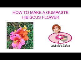 A variety of different readymade gumpaste flower cake toppers & cake decorations. How To Make A Gumpaste Hibiscus Flower Youtube