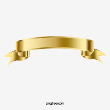 Gold Ribbon Box Title Png And Psd Ribbon Png Gold Ribbons Ribbon Clipart
